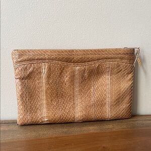 Elegant Tan Clutch